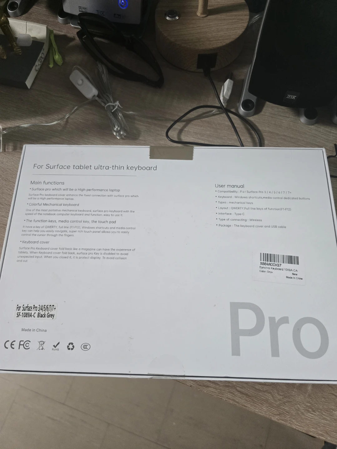 Ultra-thin Keyboard for Surface Pro 3/4/5/6/7/7+ - photo 2