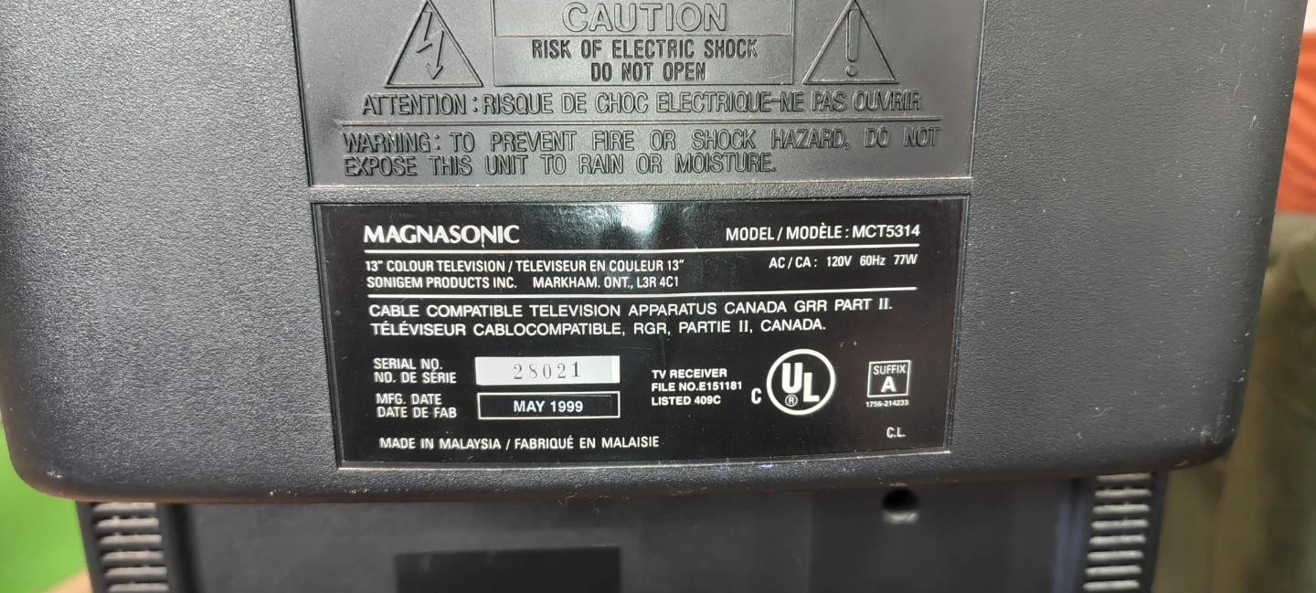 13" CRT TV - photo 2