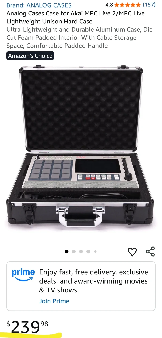 Analog Cases Unison Case for Akai MPC Live 2 - photo 4