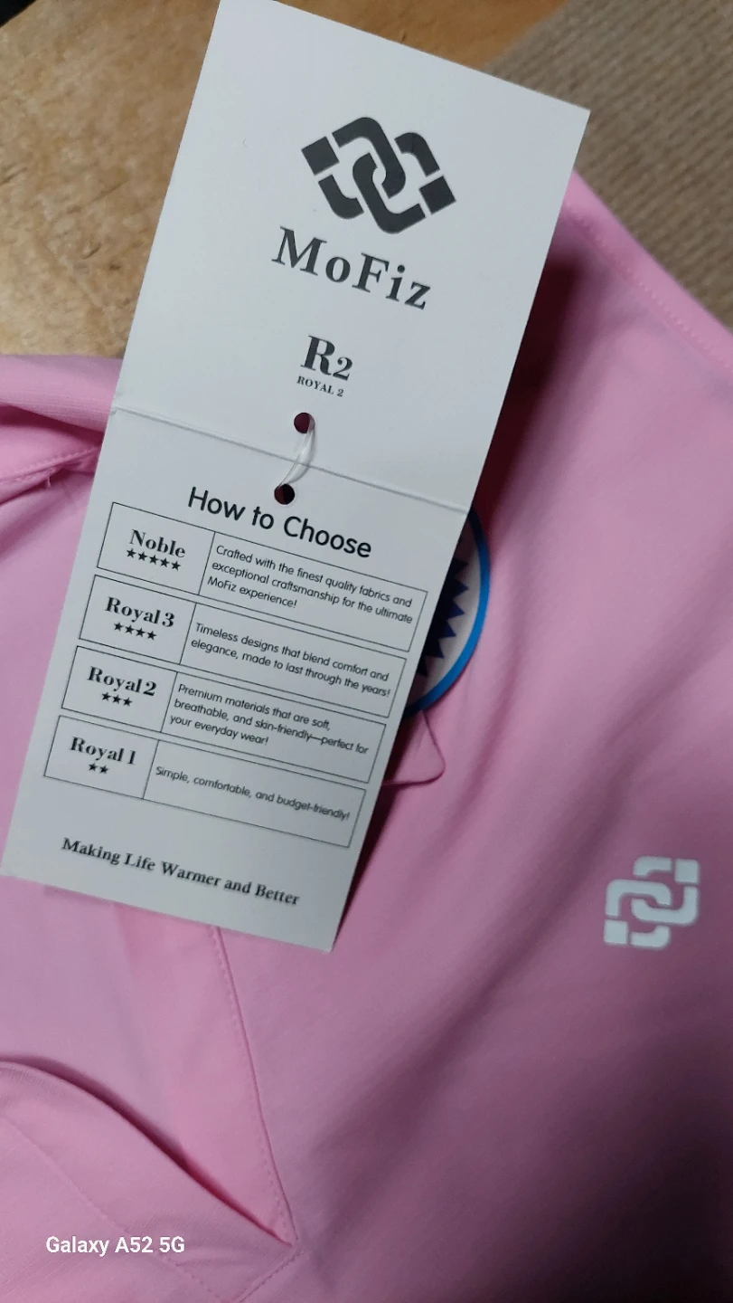 MoFiz Pink Sleeveless Golf Shirt - photo 5