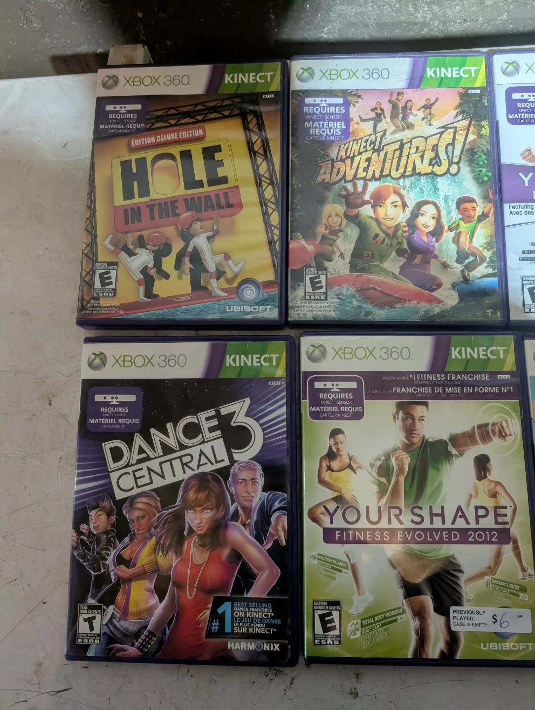 Xbox 360 Kinect Sensor Bundle with 6 Games - photo 2