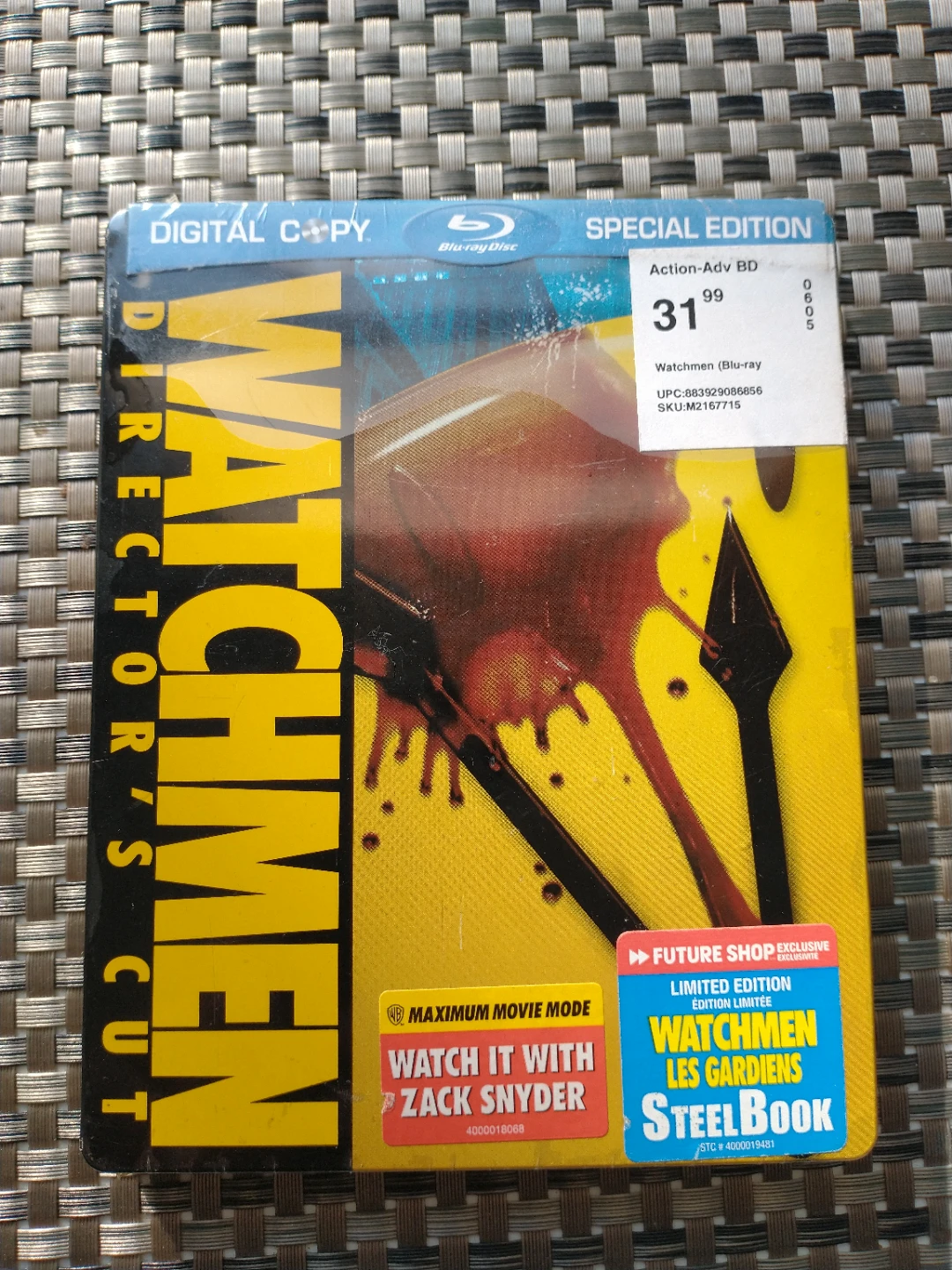 Watchmen Director's Cut Blu-ray SteelBook