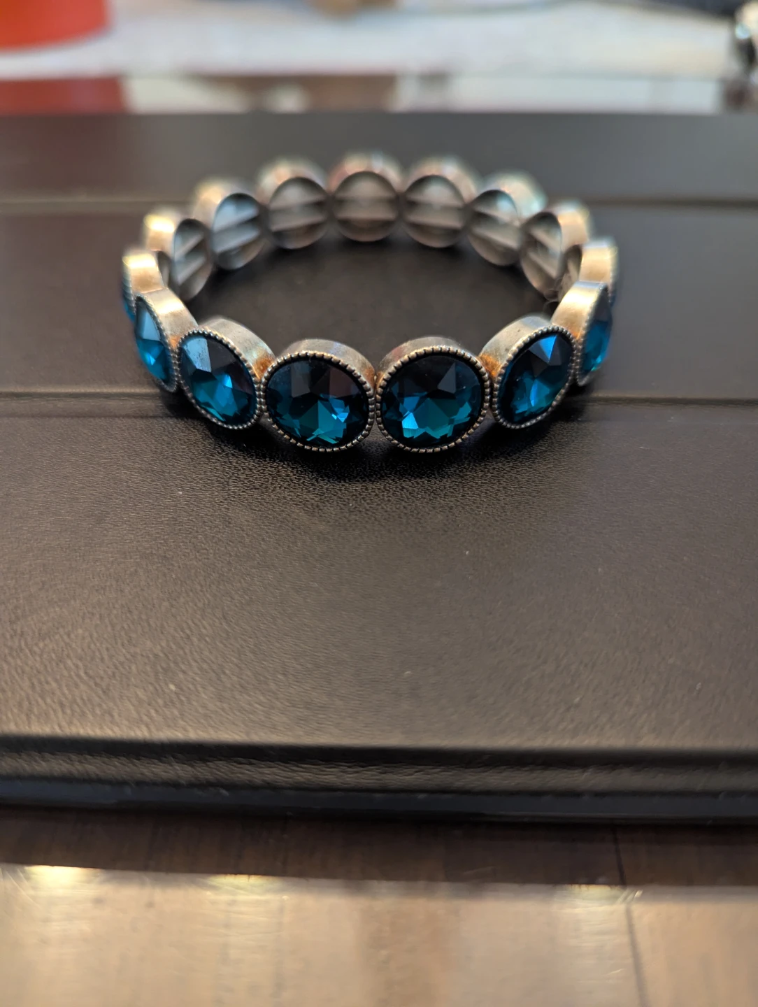 Blue Stone Stretch Bracelet - photo 3