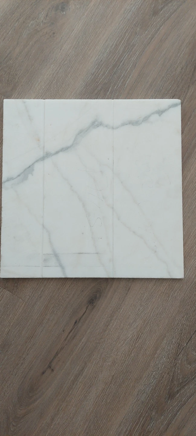 Single Marble-Look Ceramic Tile - photo 4