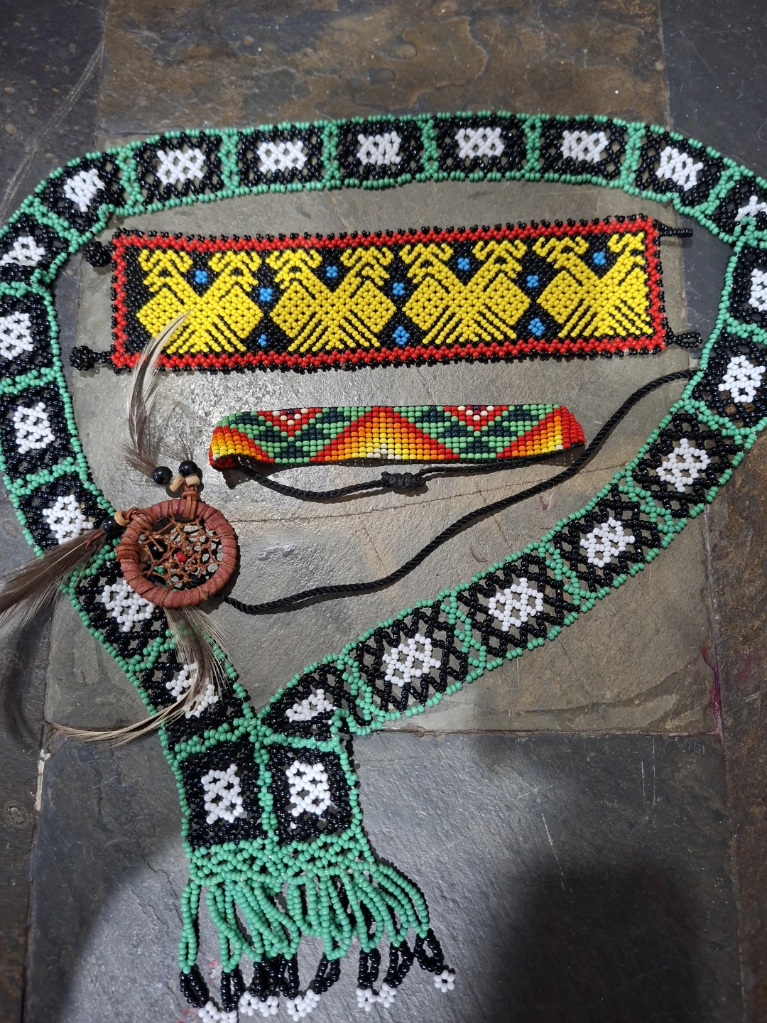 Handcrafted Seed Bead Jewelry Lot