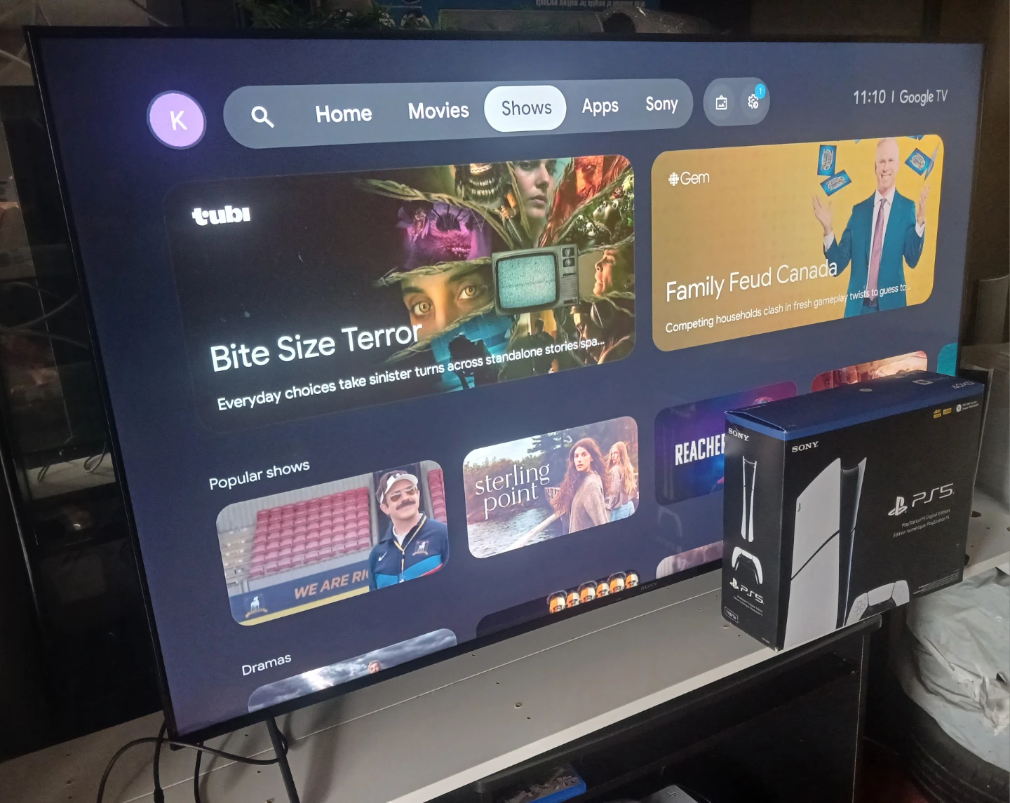 PS5 Slim Digital + 65" Sony X85K 4K Smart TV - photo 2