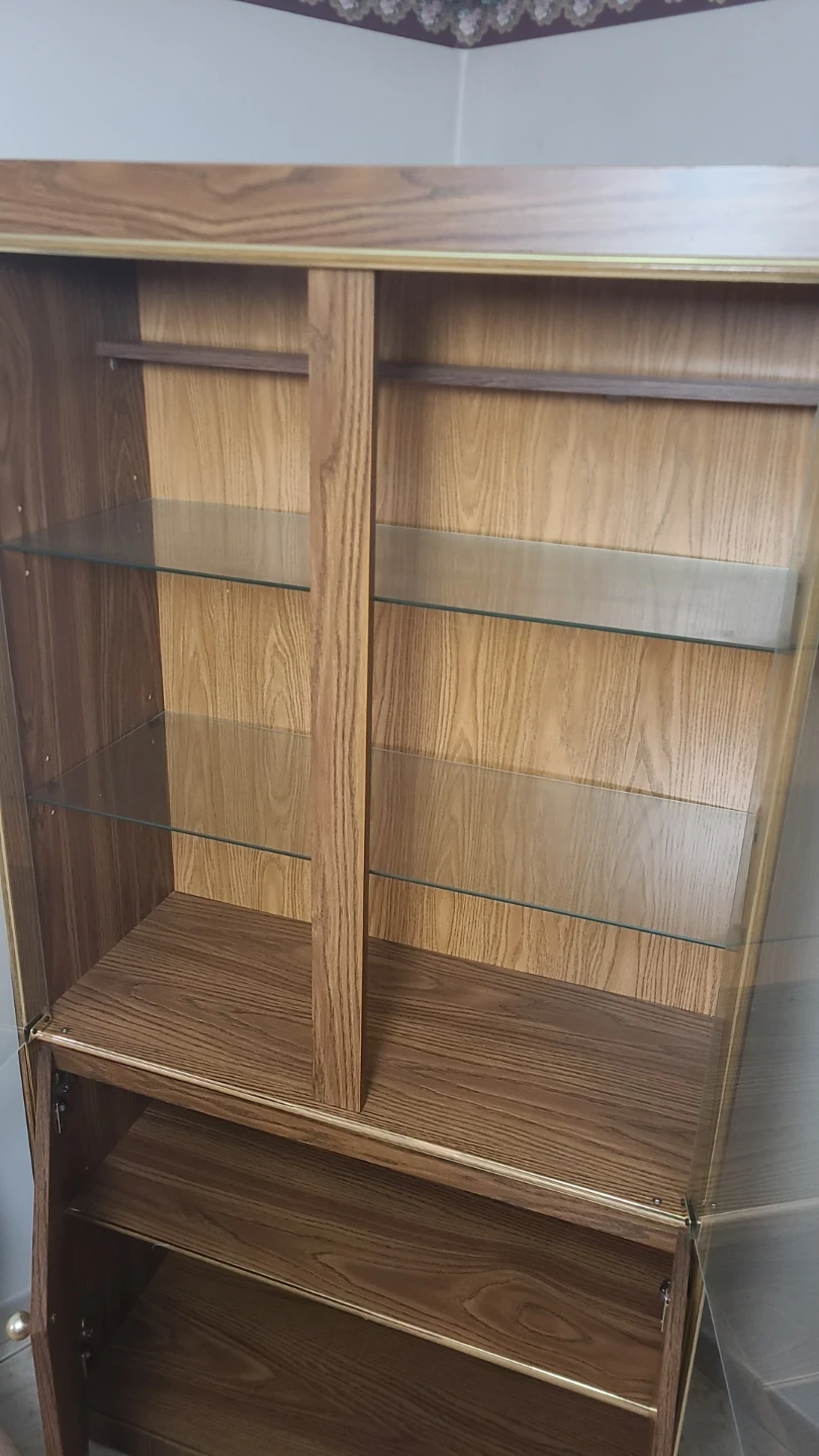 Wooden Display Cabinet with Glass Doors - photo 3