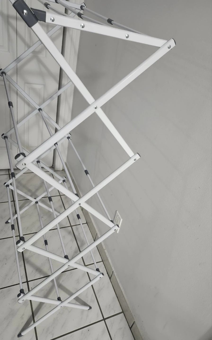 White metal drying rack - photo 2