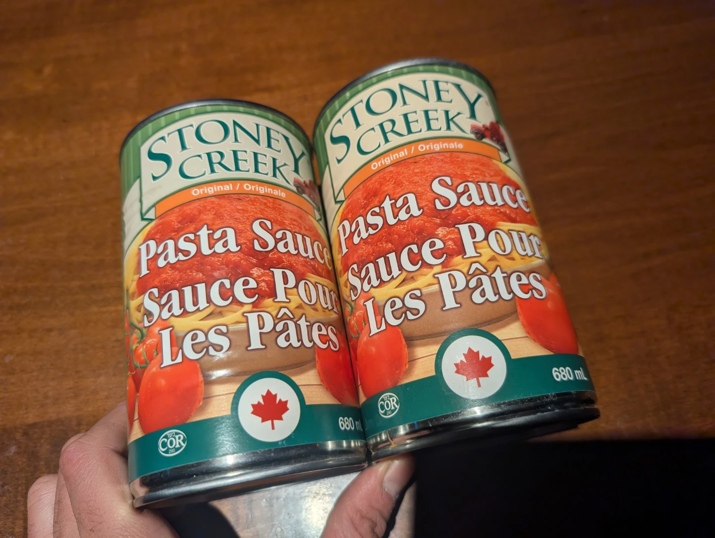 2 Cans of Stoney Creek Original Pasta Sauce