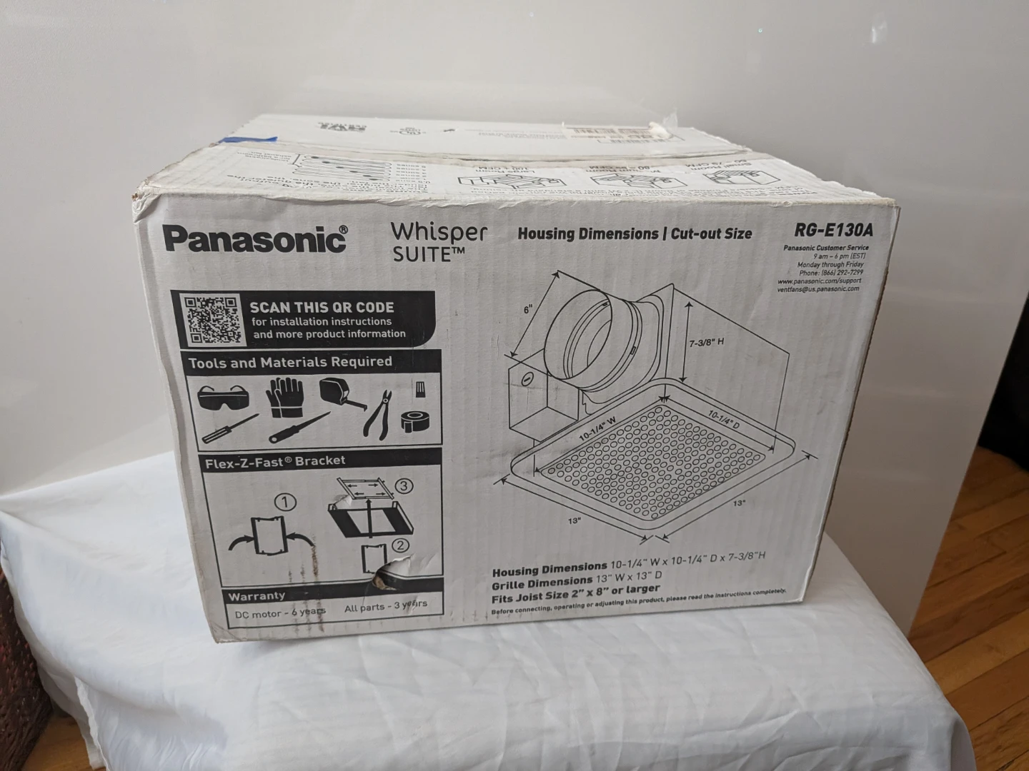 NEW Panasonic Whisper Suite 130 CFM;  Bath Exhaust Fan - photo 3
