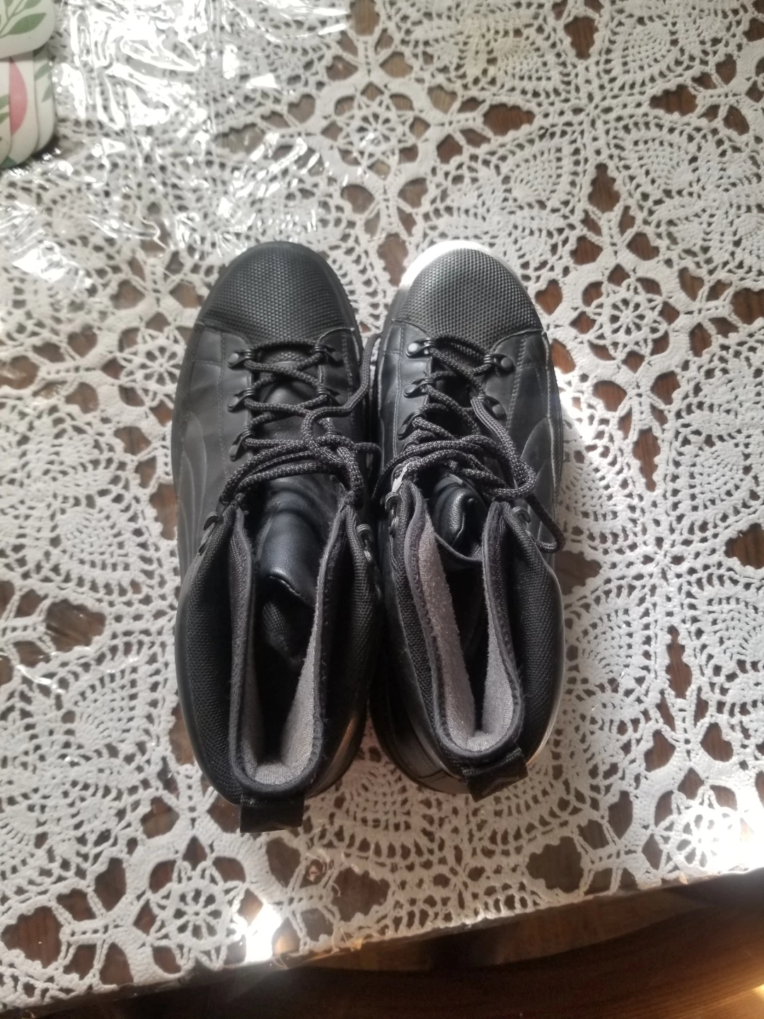 Brand New Mens Puma Black High-Top Boots Size 11 - photo 3