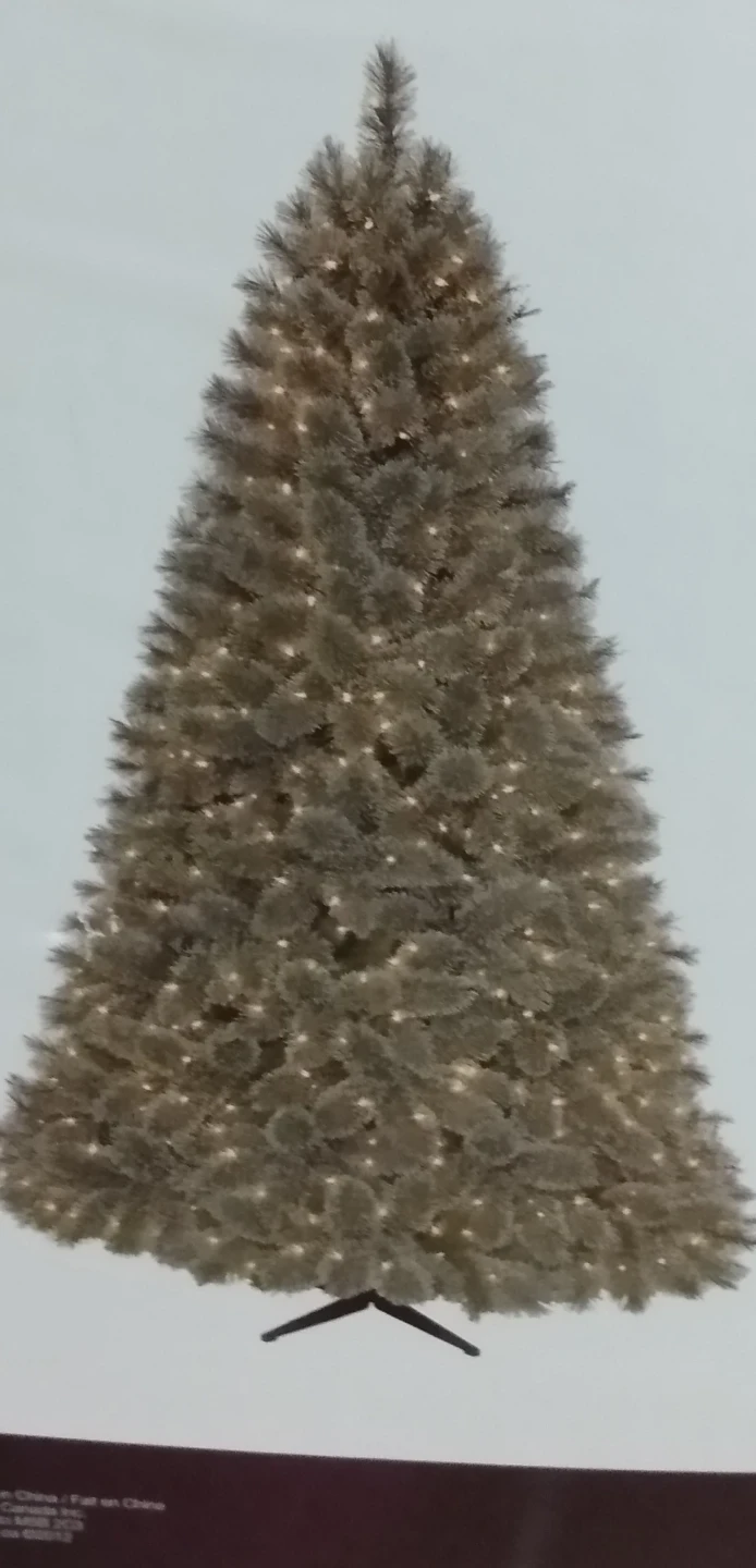 Realistic Pre-lit fully decorated flocked Christmas tree - photo 2