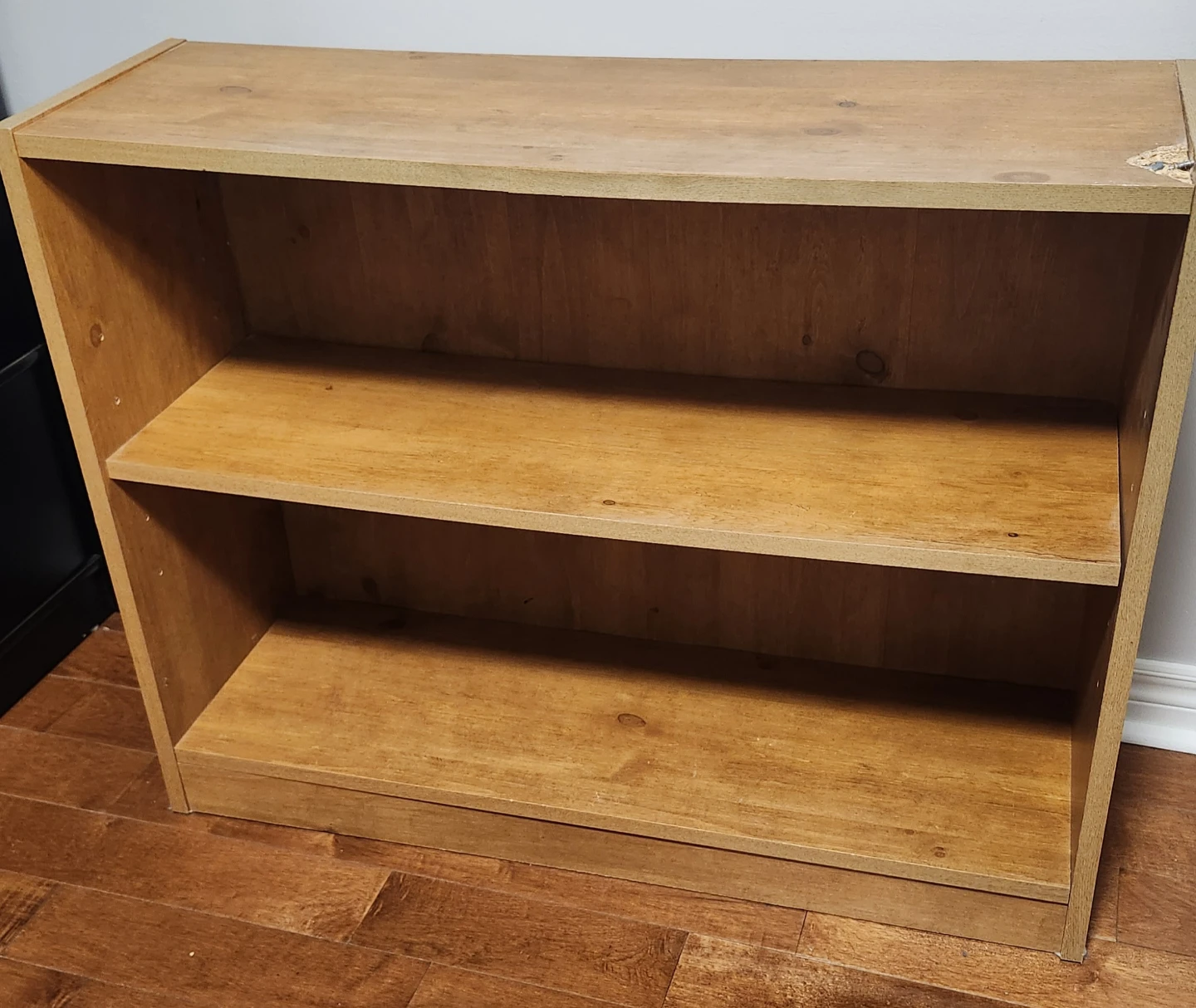 Wooden bookshelf