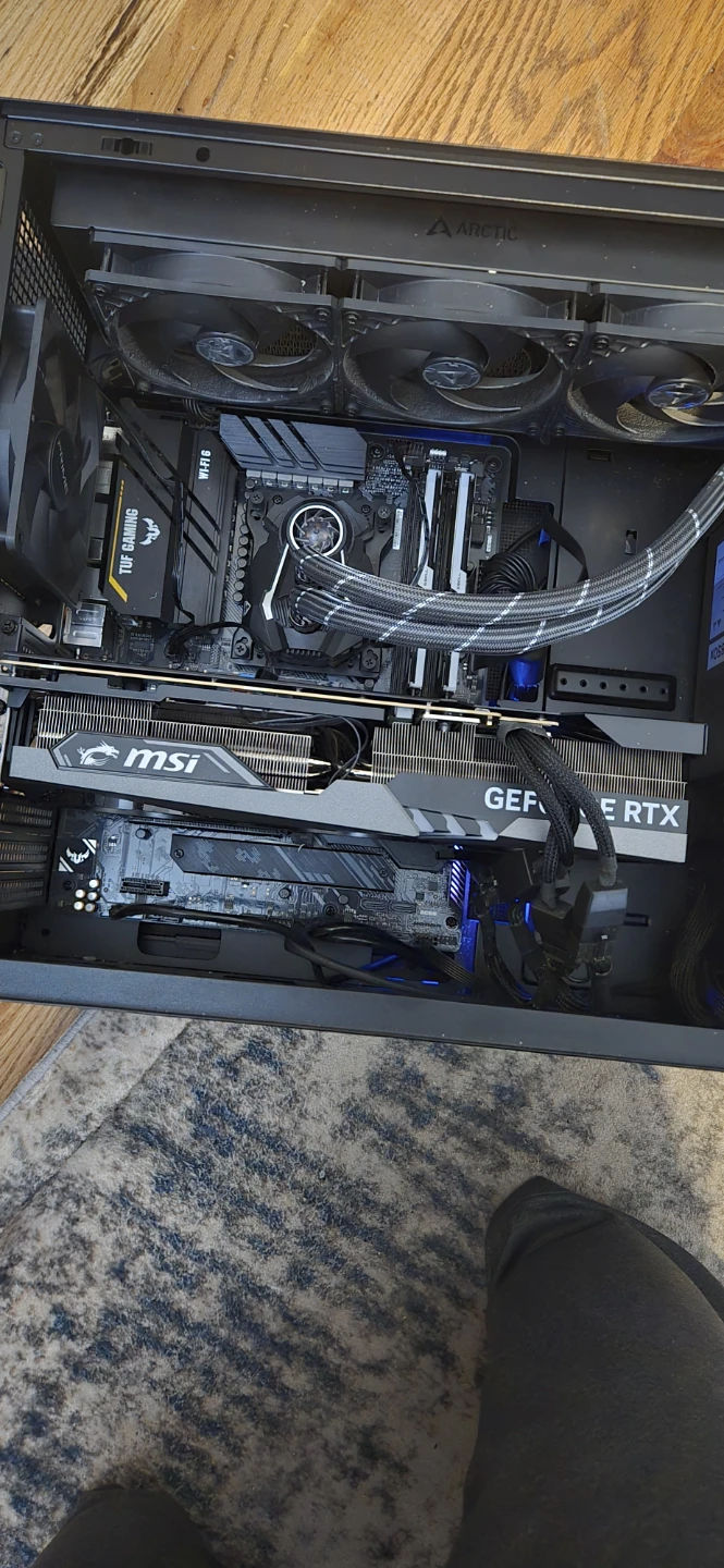 Ryzen 5800x3d RTX 4080 32gb ram 2tb SSD gaming computer - photo 2