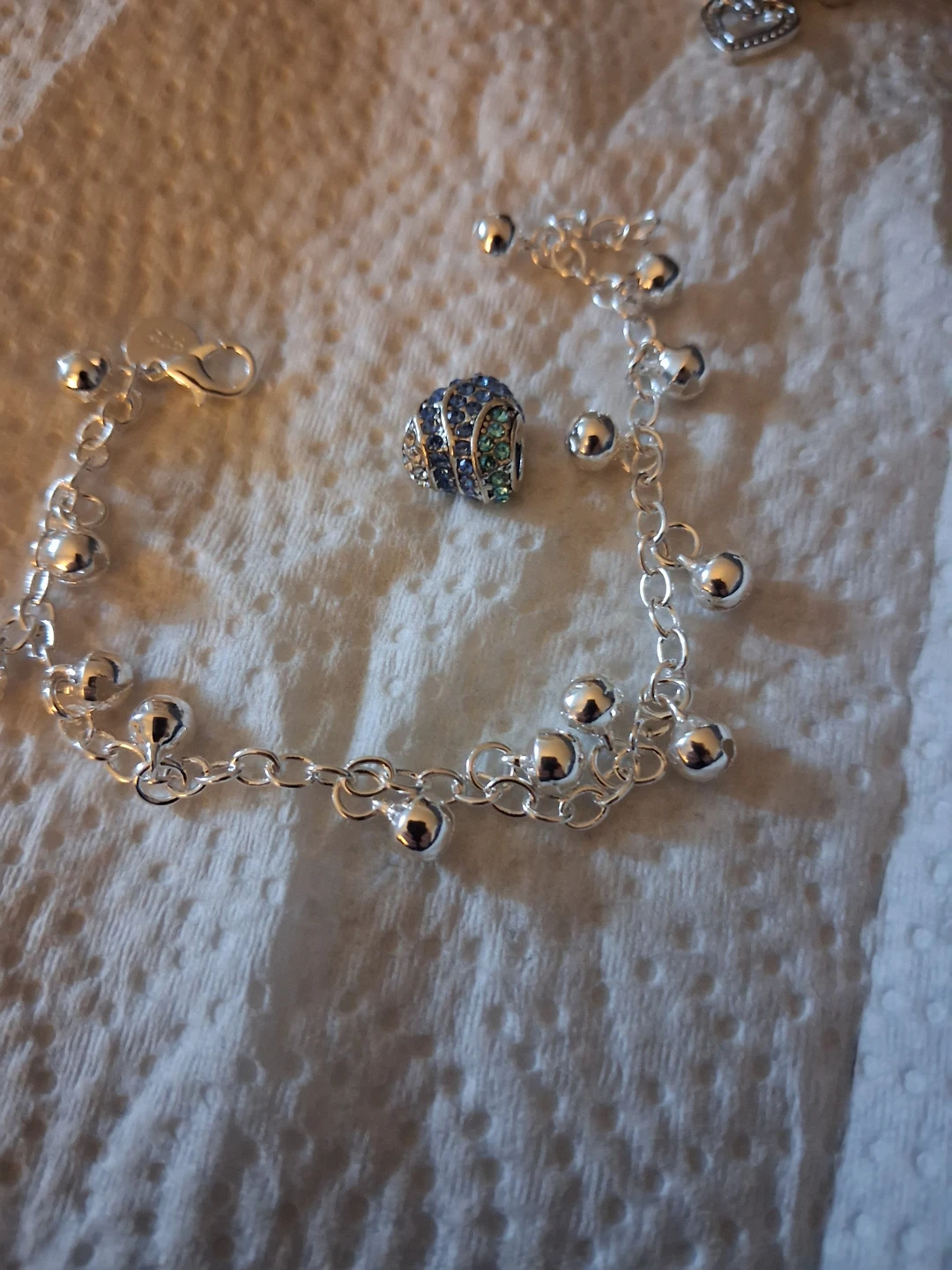 925 Sterling Silver Charm Bracelet