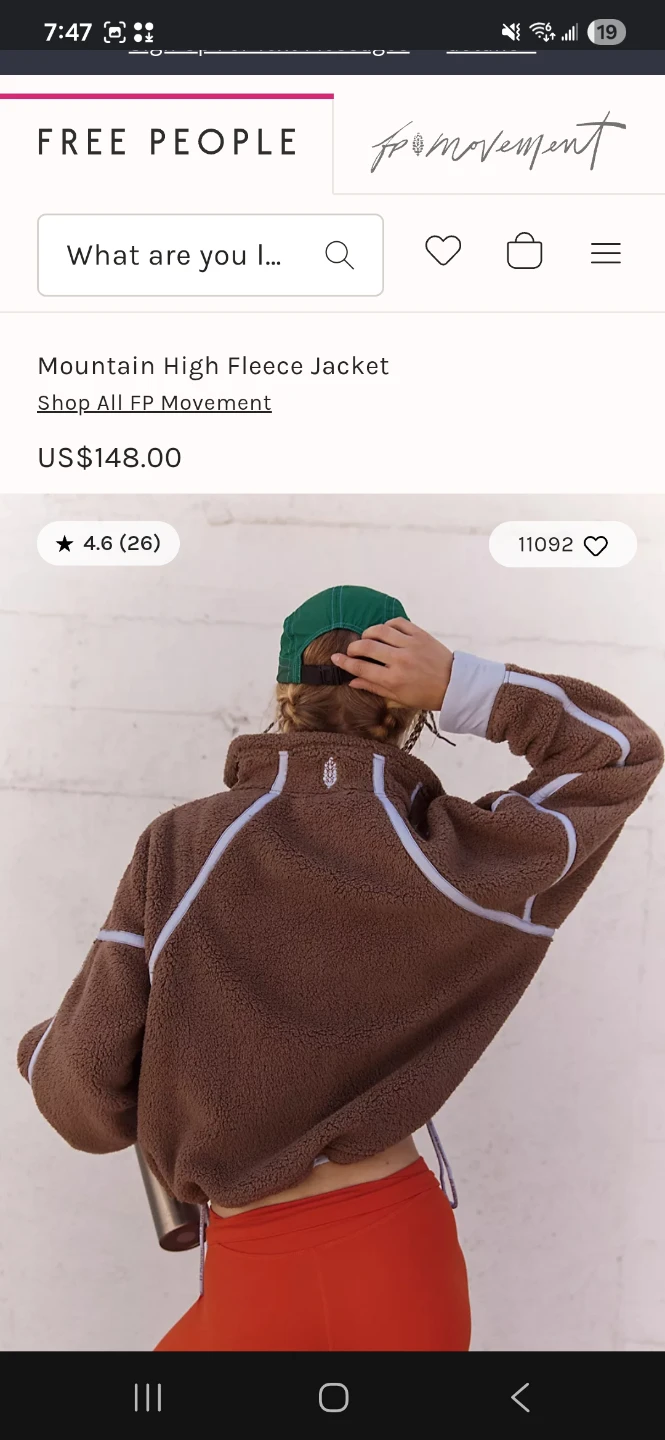 Brand New Free People Movement Mountain High Fleece Jacket S - photo 3