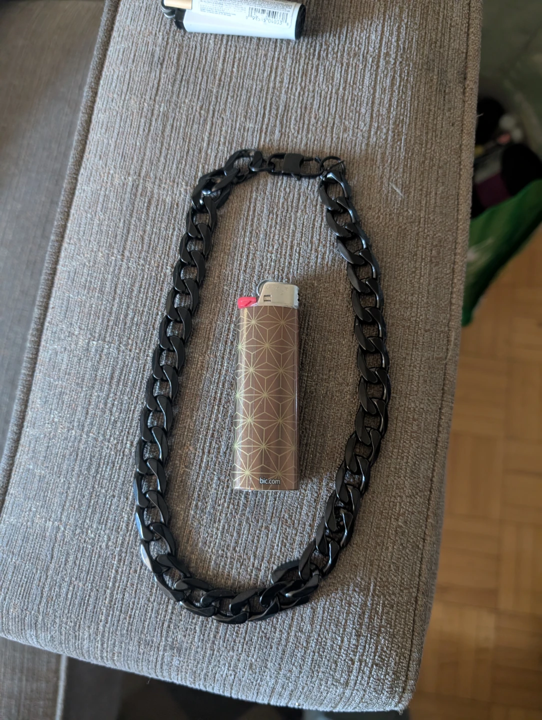 Black Cuban linked chain