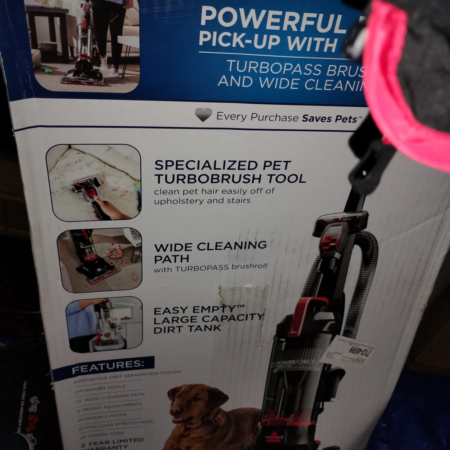 Bissell PowerForce Turbo Pet Vacuum