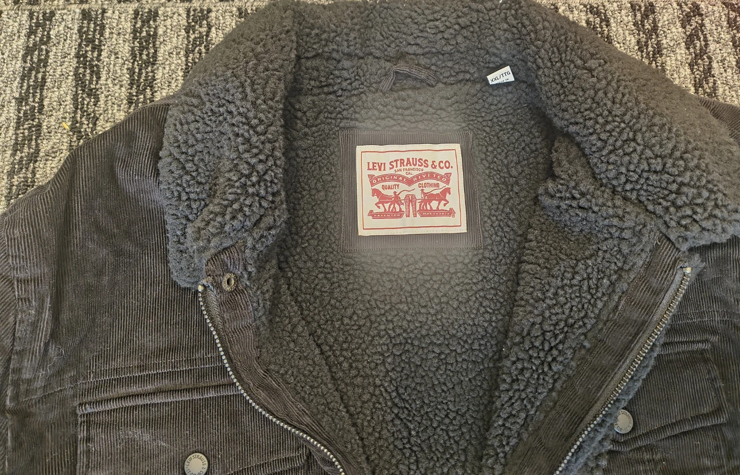 Levi's Corduroy Sherpa Jacket XXL - photo 3