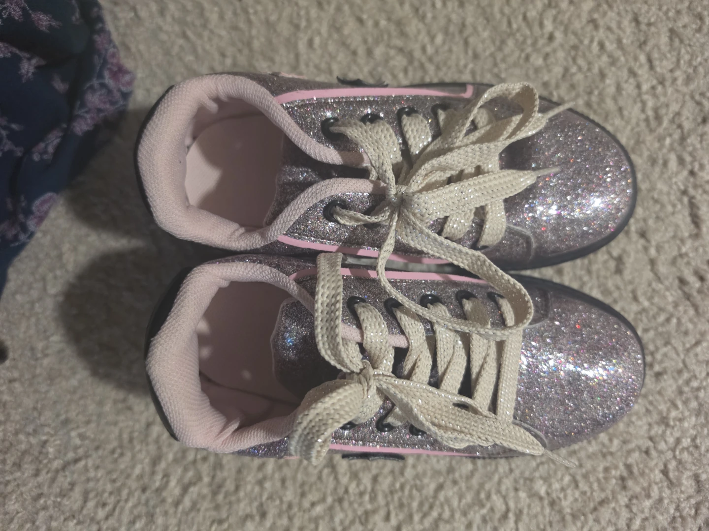 Girls glitter sneakers size 12 - photo 3