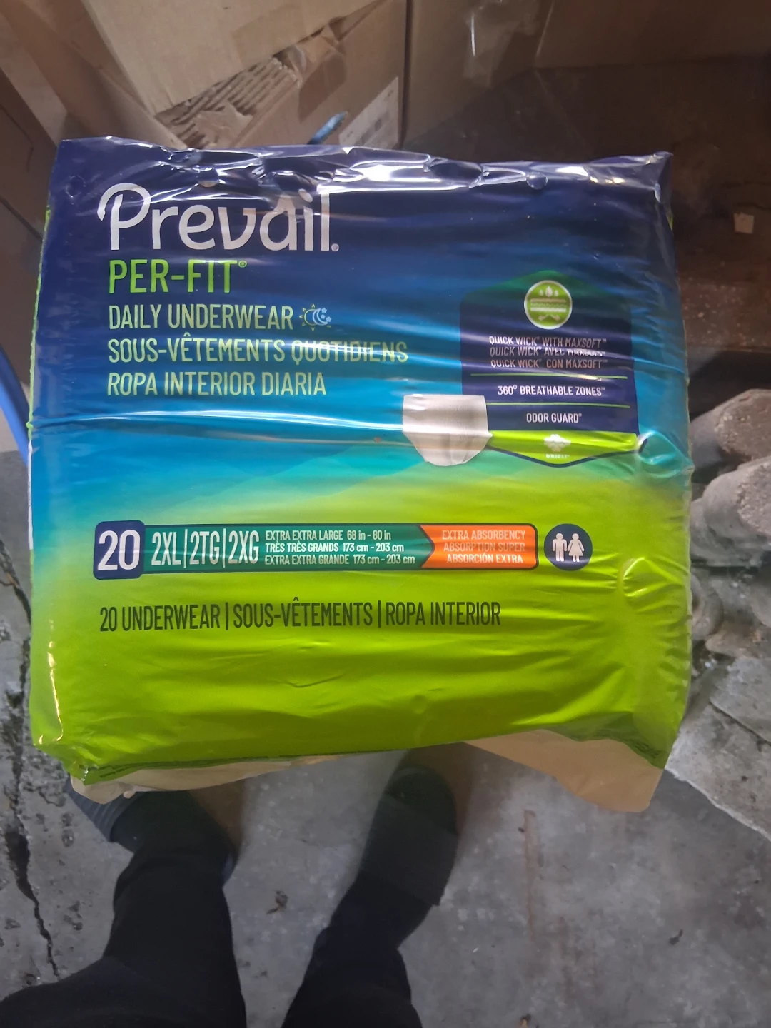 2xl and Large Prevail Underwear, dog pads and woman Pads Bundle