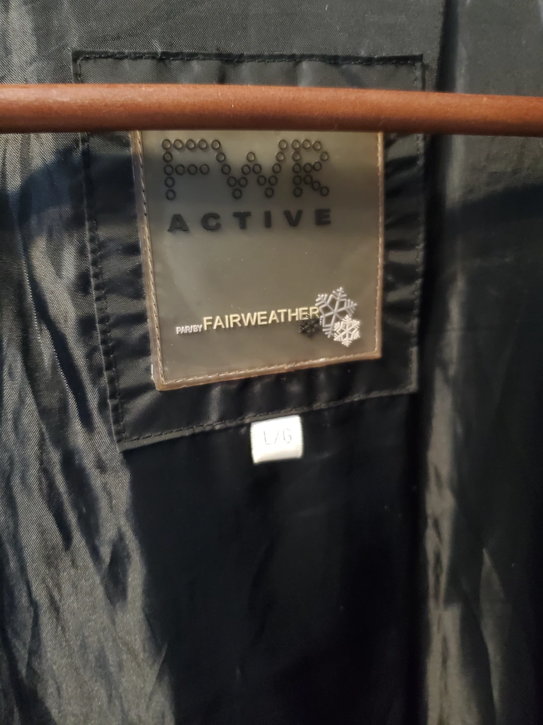 FairWeather Black Puffer Vest  Size L - photo 2