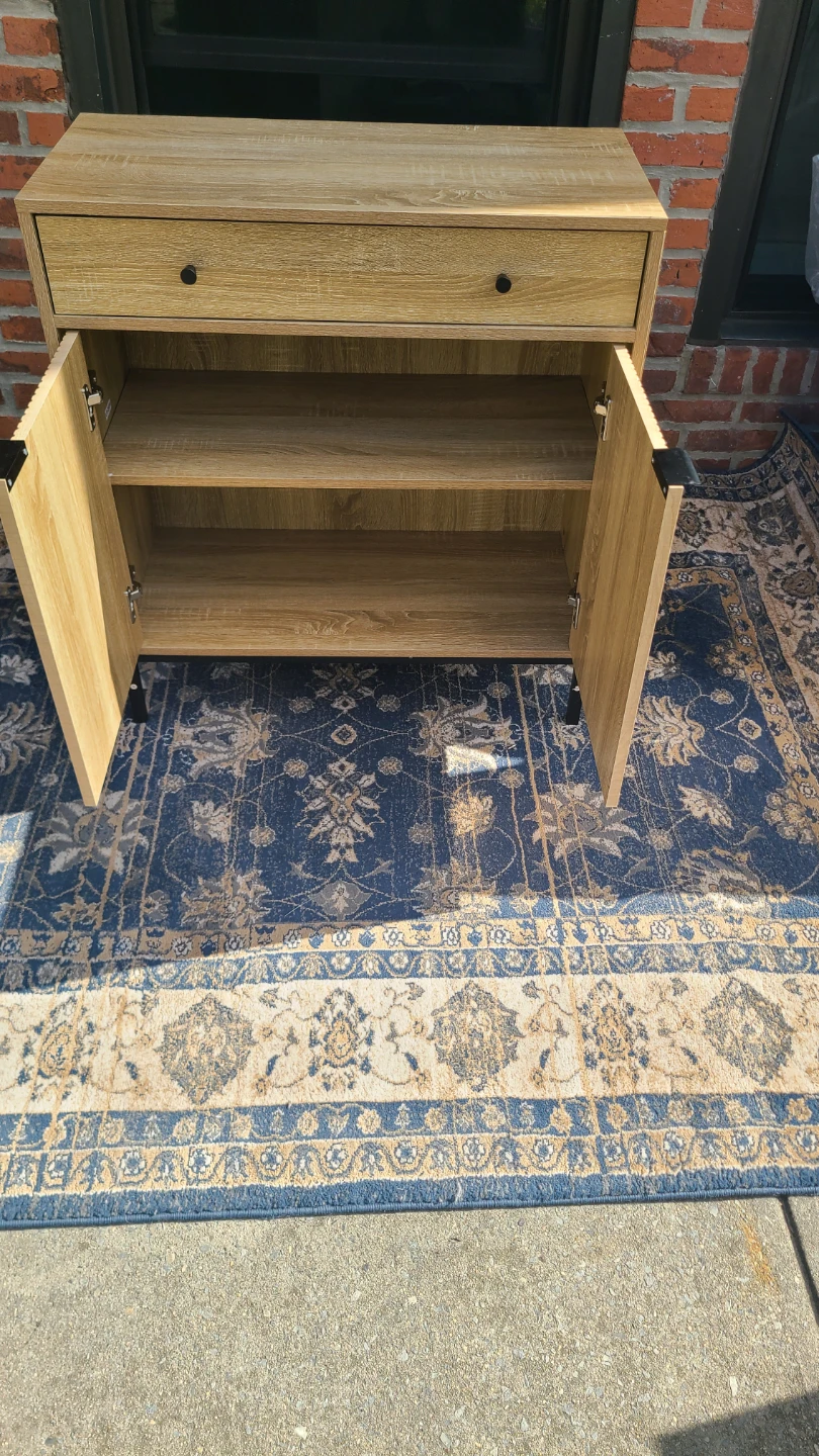 Modern Light Wood Storage Cabinet - photo 3