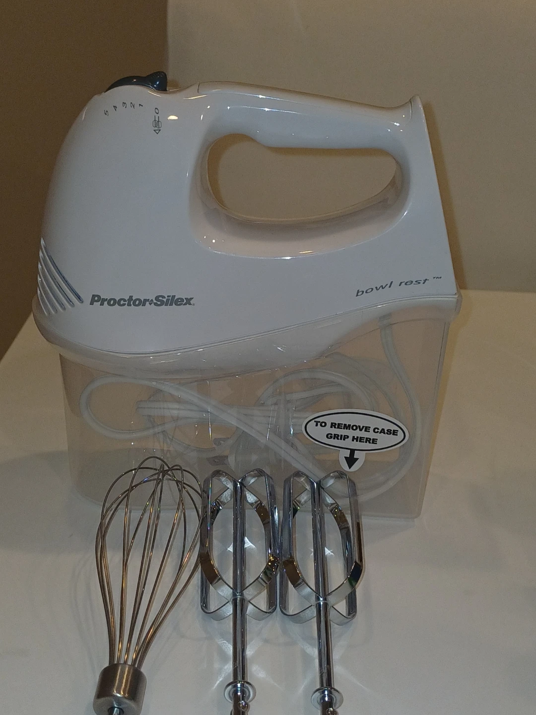 Proctor Silex Bowl Rest Hand Mixer