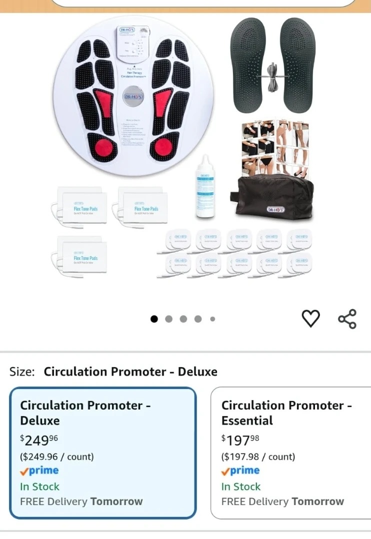 DR-HO'S Circulation Promoter Deluxe,TENS System for Feet/Legs