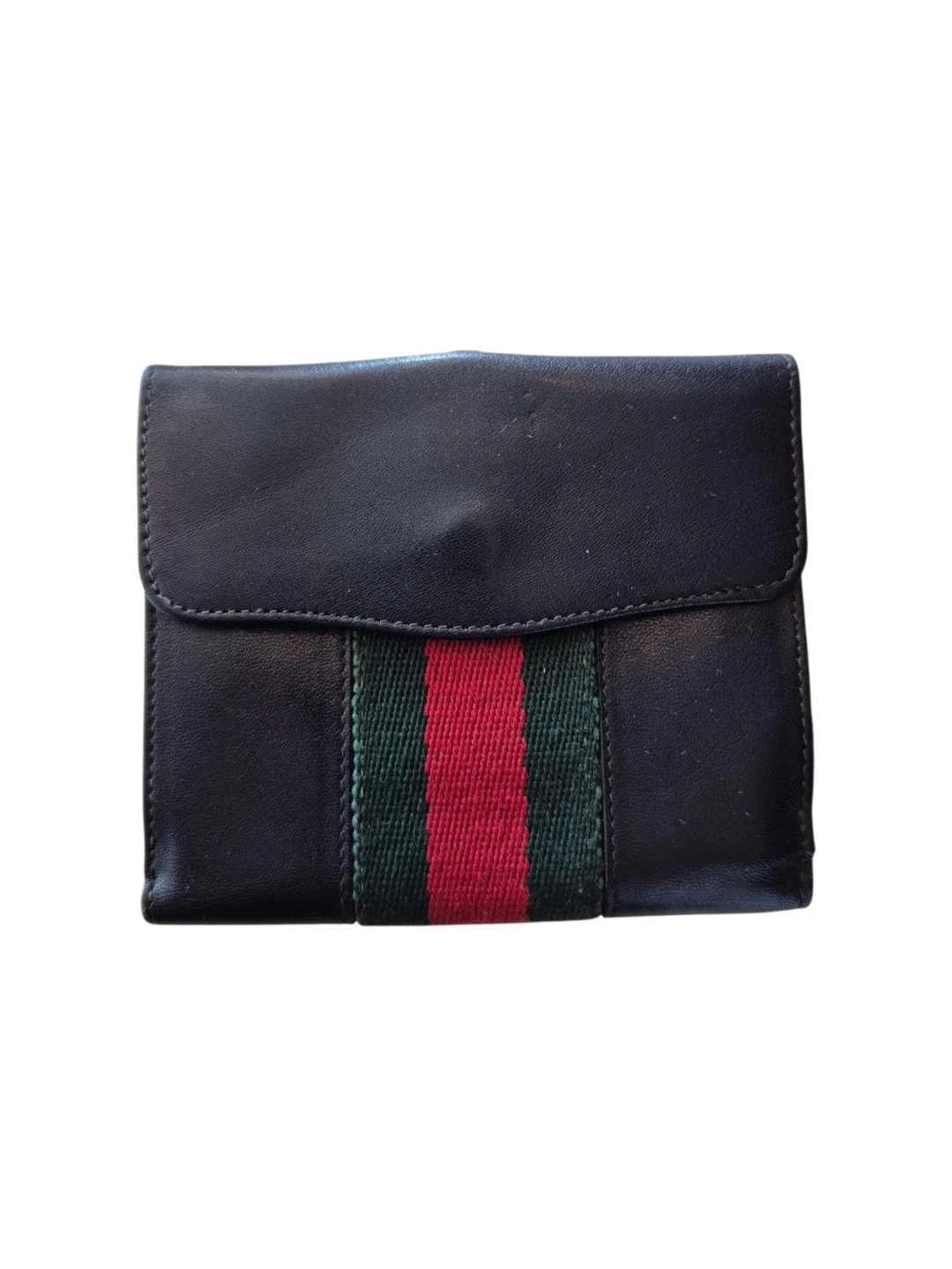Vintage 1970's Gucci Sherry Line Horsebit Wallet - photo 2