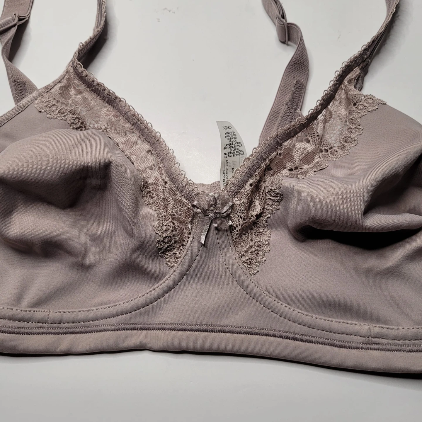 WonderBra Beige Lace Bra Size 38B - photo 4