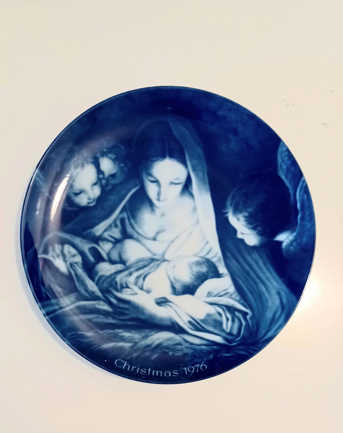 Vtg Limited Edition Kaiser Porcelain Christmas Nativity Plates - photo 3