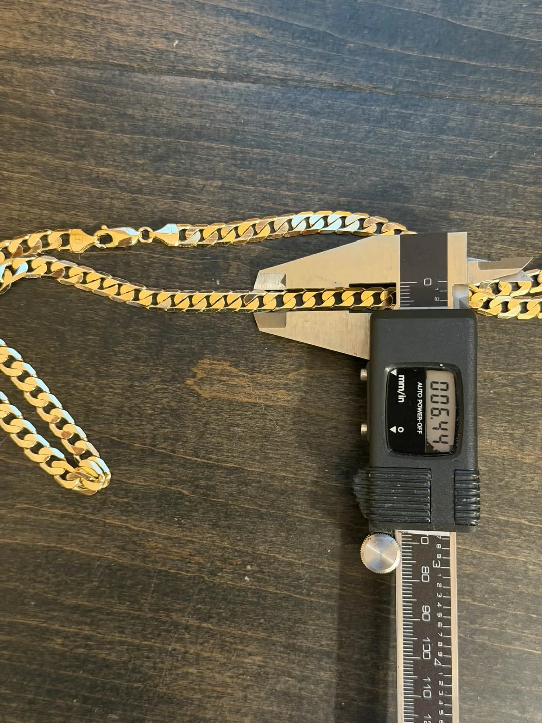 Michael Hill 10k gold solid curb chain. - photo 3
