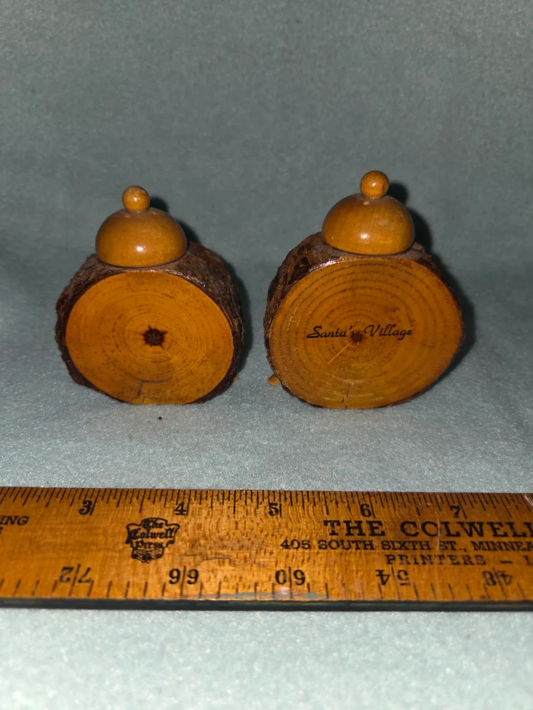 Santa's Village Wood Salt and Pepper Shakers - photo 4