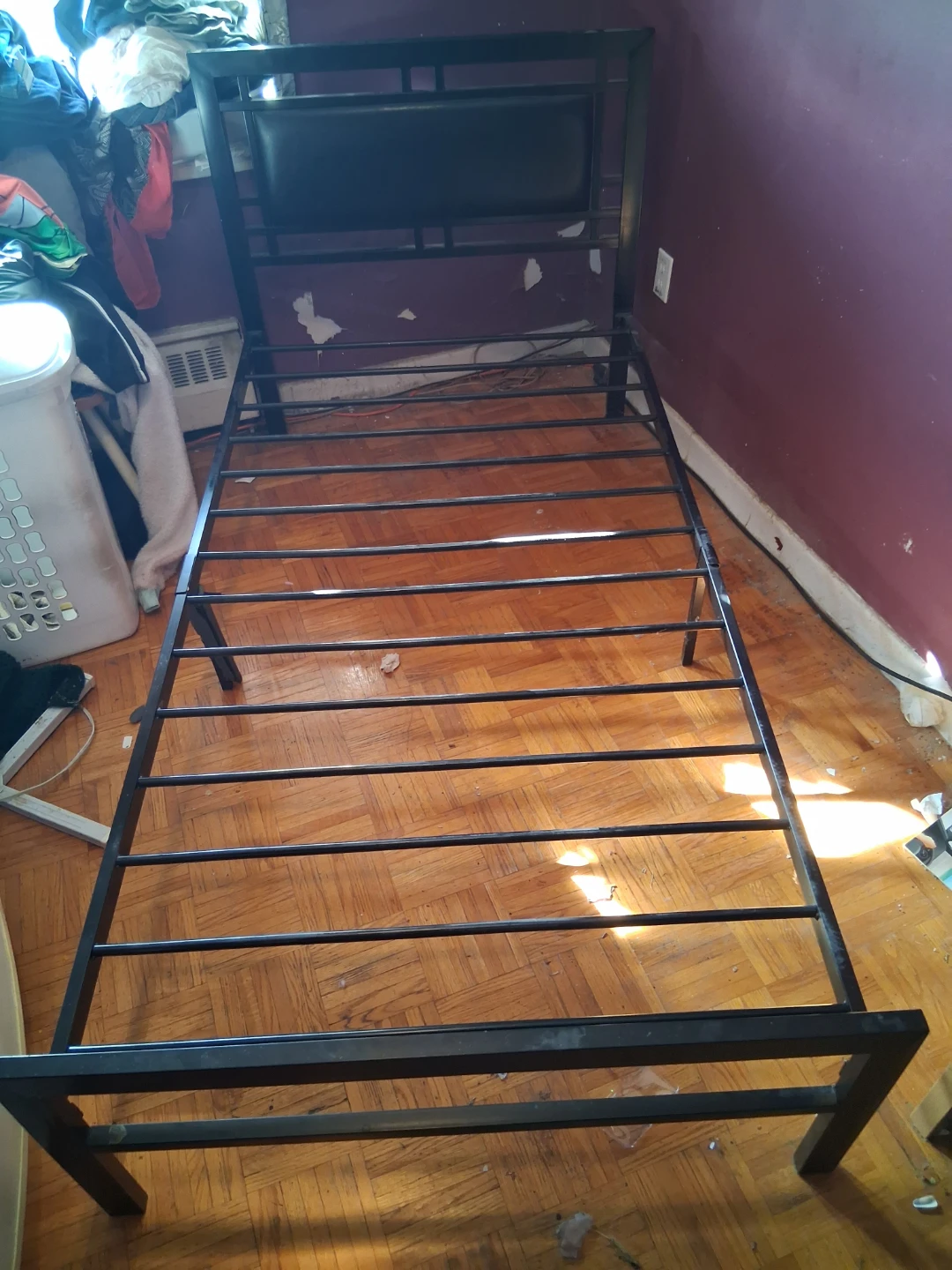 Black Twin Metal Bed Frame