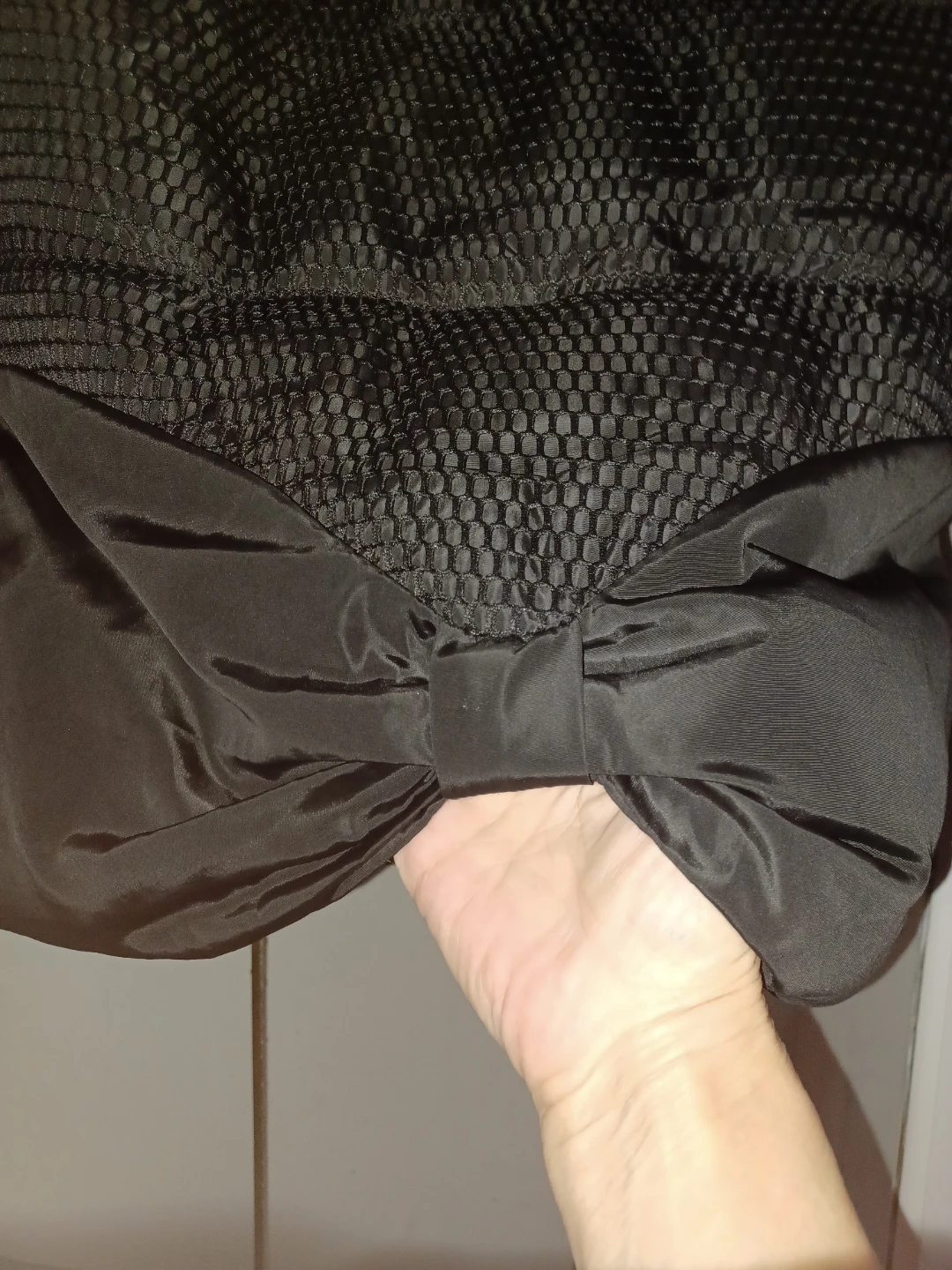 Black Quilted Winter Jacket - photo 2