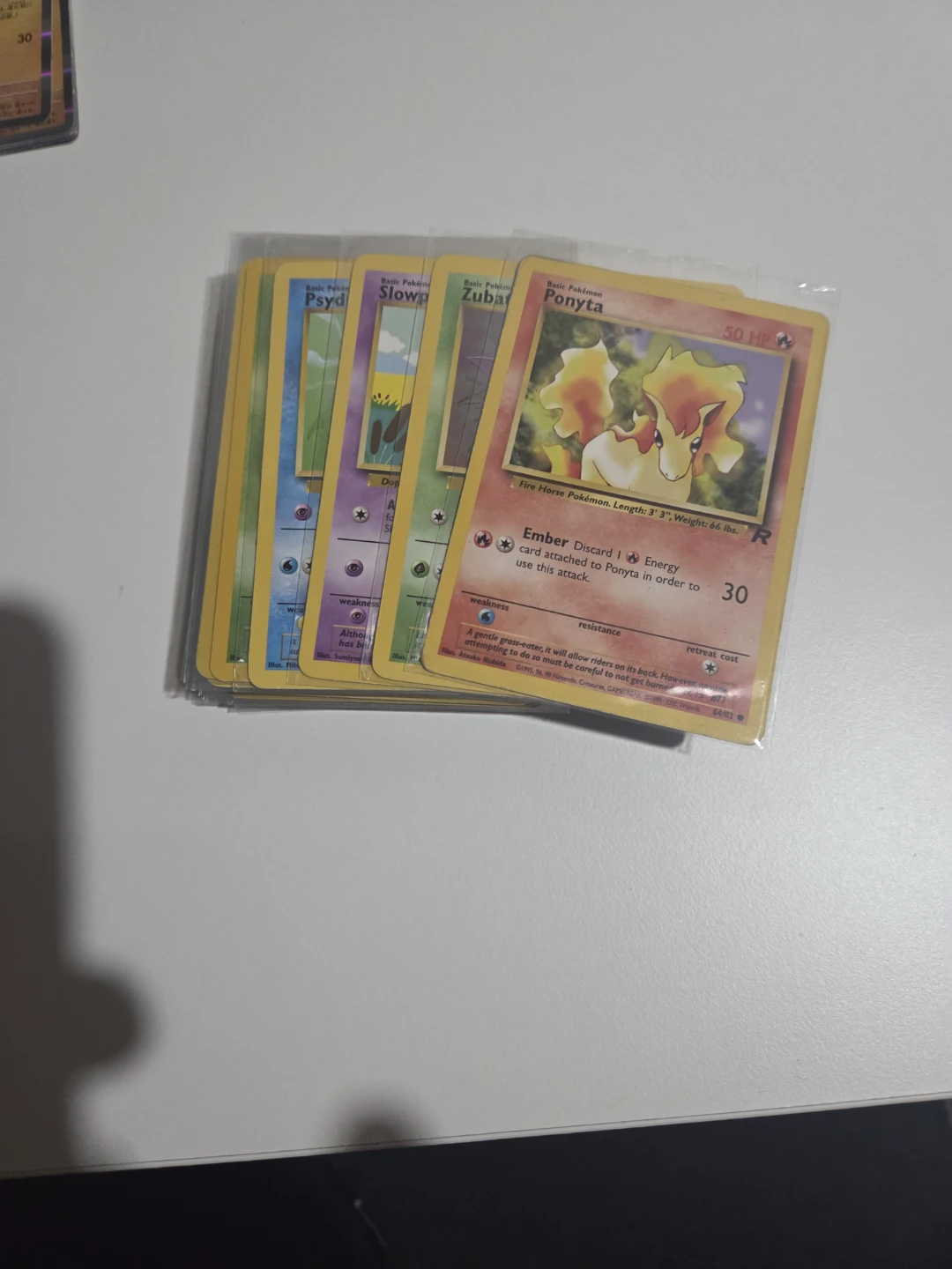 Assorted Vintage Pokemon Trading Card Lot