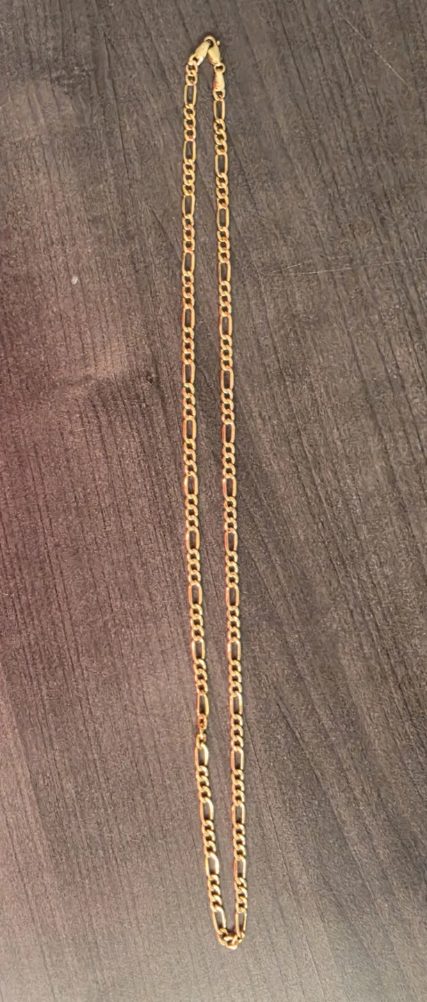 10kt Gold Figaro Chain - photo 3