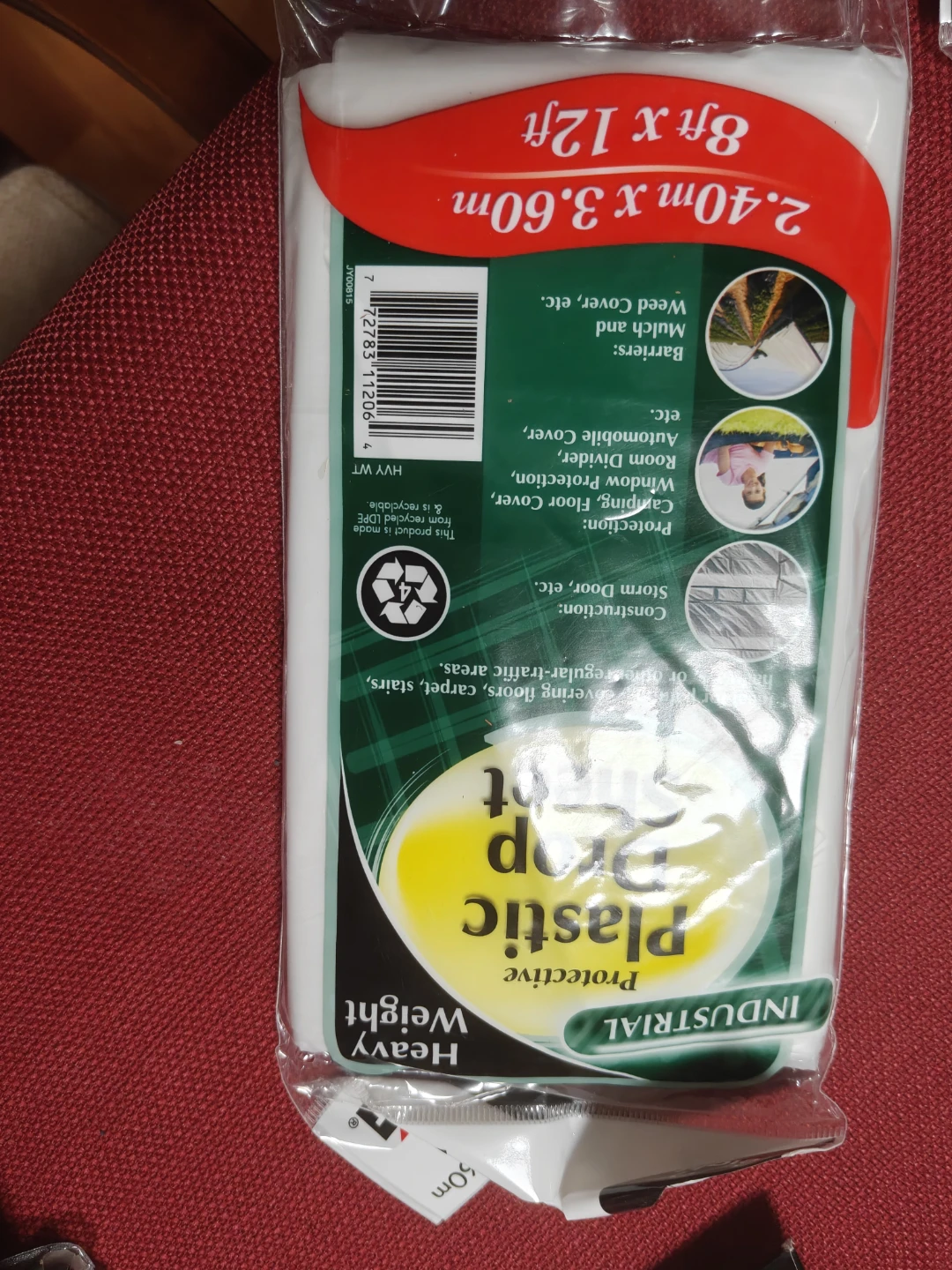 Industrial Heavy Weight Plastic Drop Sheet