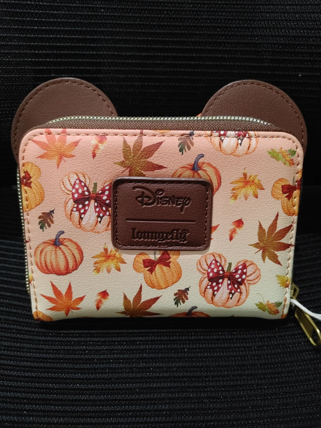Disney Loungefly Mickey Mouse Fall Pumpkin - Brand New Wallet - photo 2