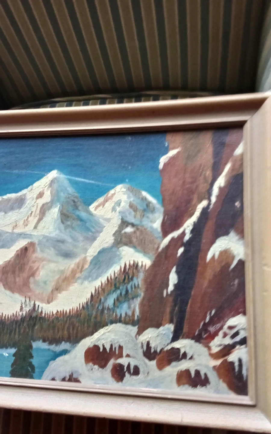 L. Yeomans Mountain Landscape Oil Painting - photo 4