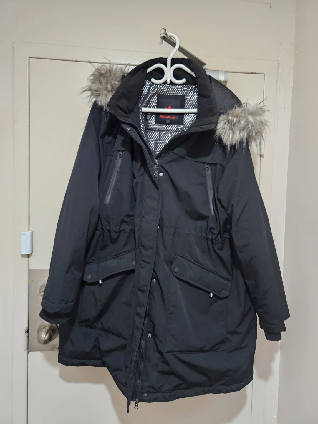 Canadiana Black Parka Size 3X