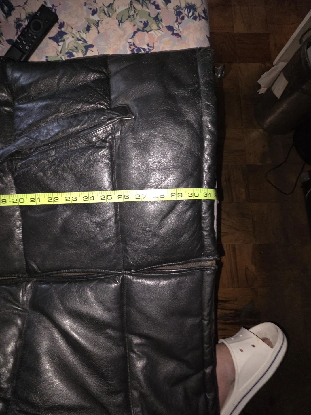 Sanzzini Lamb Leather Puffer Vest in a Men's 3XL - photo 5