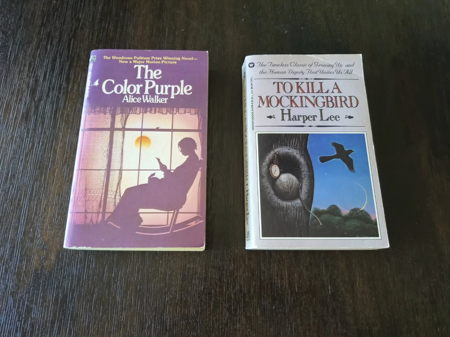 The Color Purple and To Kill a Mockingbird Books