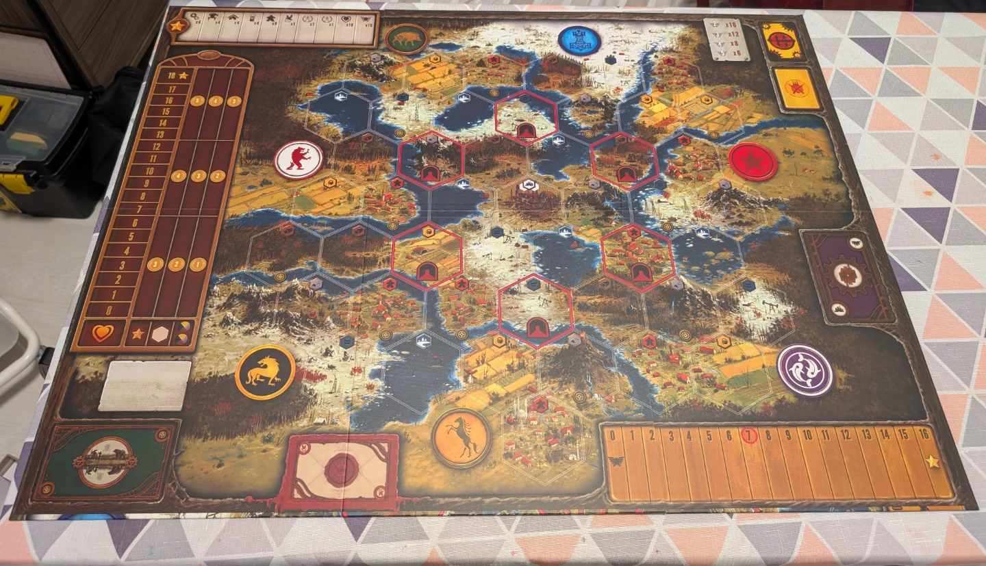 Scythe Board Game + Metal Coins - photo 5