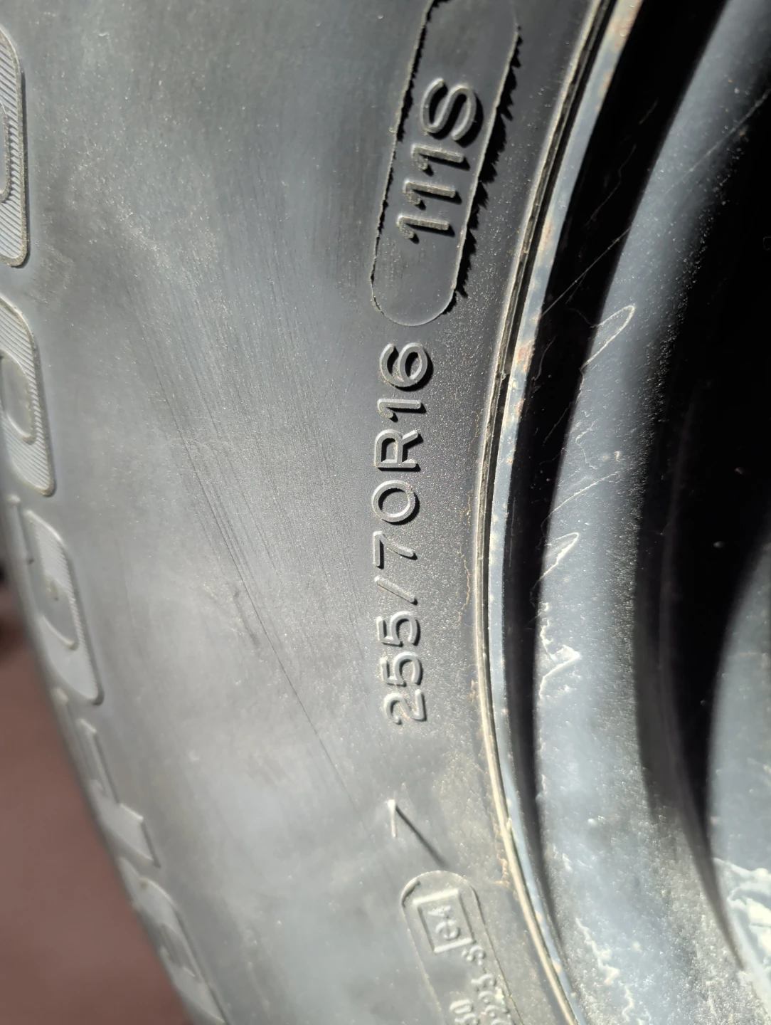 4 BFGoodrich Winter Tires with Steel Rims 255/70R16 - photo 3