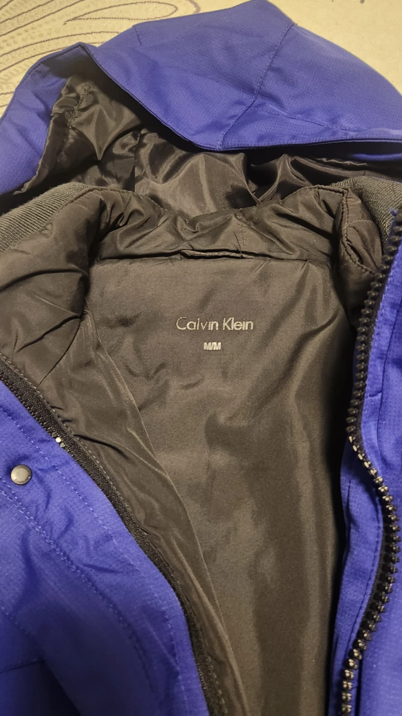 Calvin Klein Men's Winter Jacket, Blue/Black, Medium - photo 2