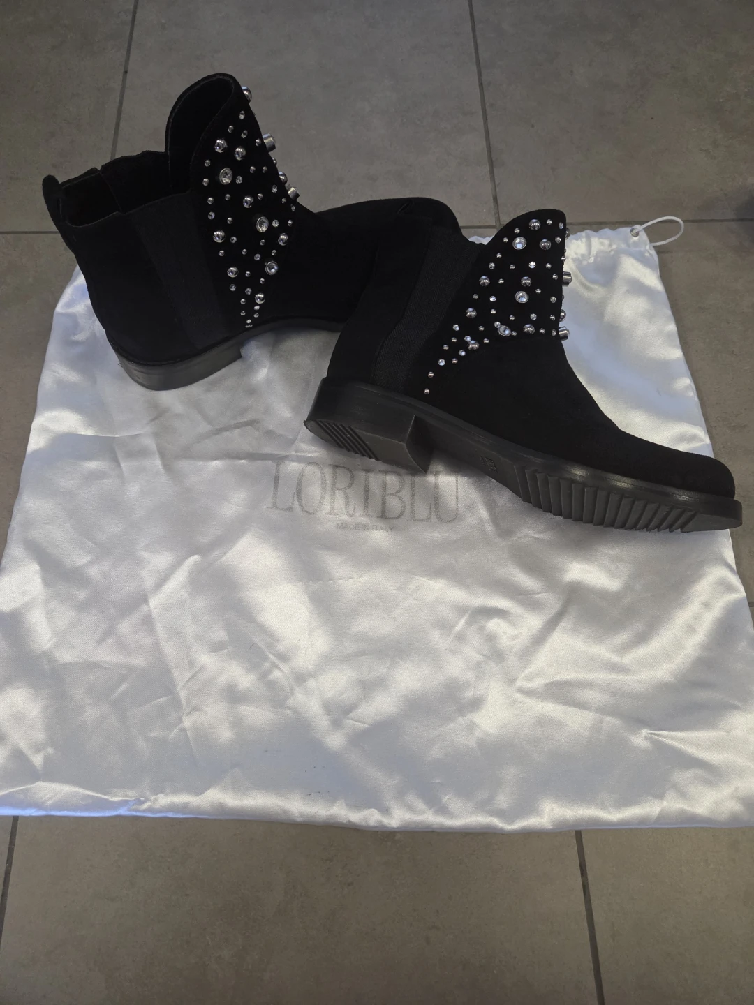 Loriblu black boots size 36