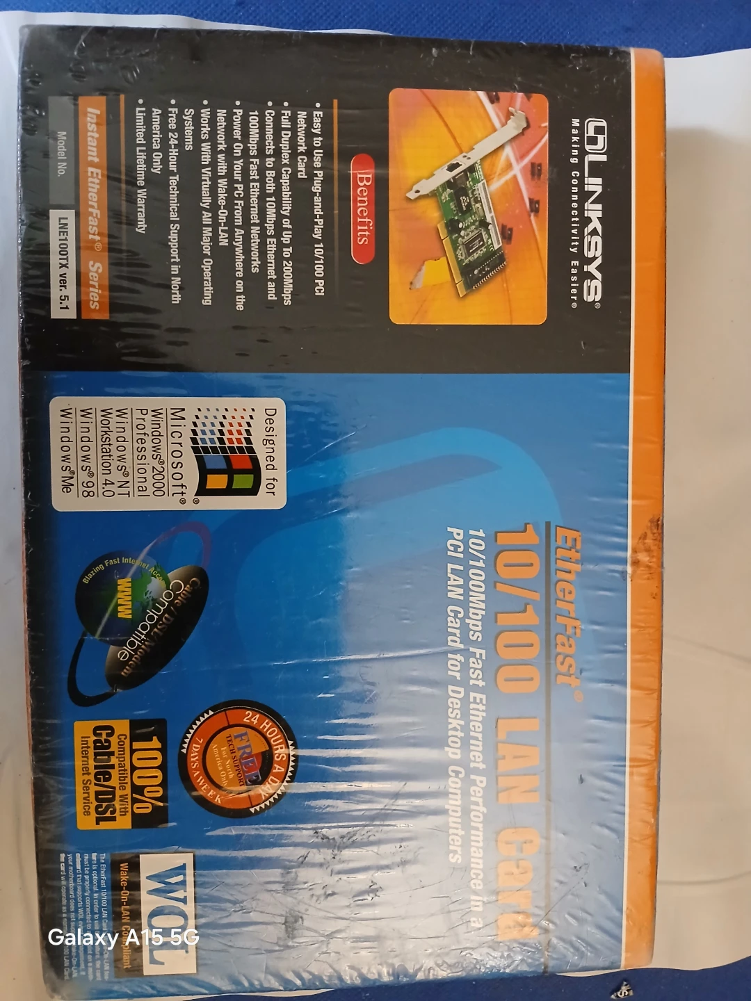 Linksys EtherFast 10/100 LAN Card LNE100TX