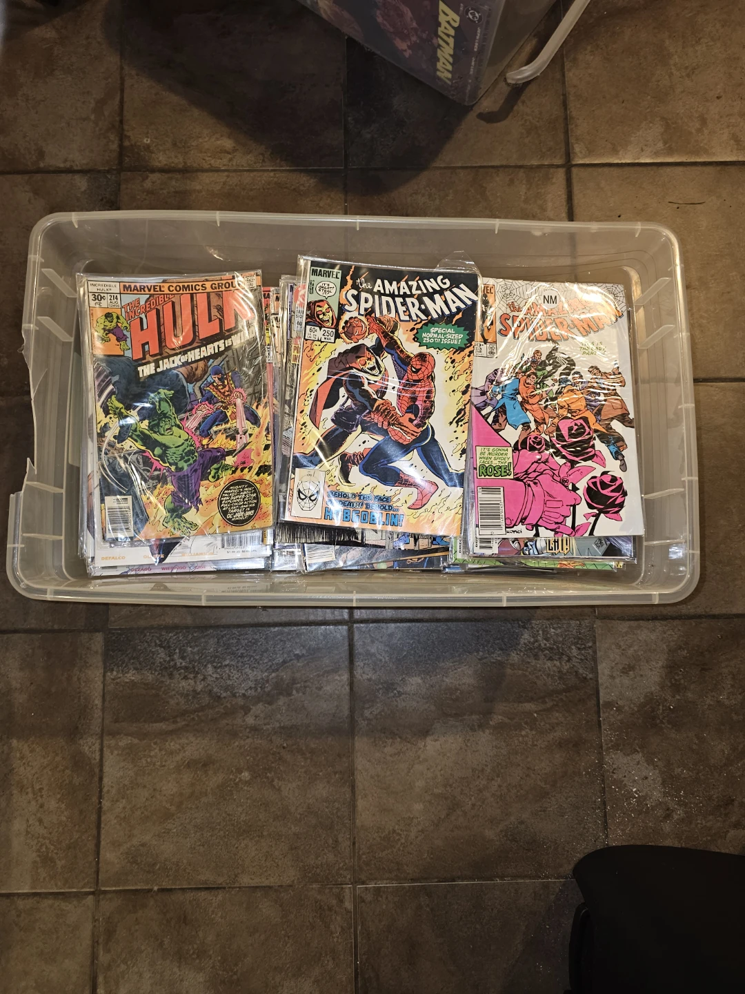 Collection of Vintage Marvel and DC Comic Books